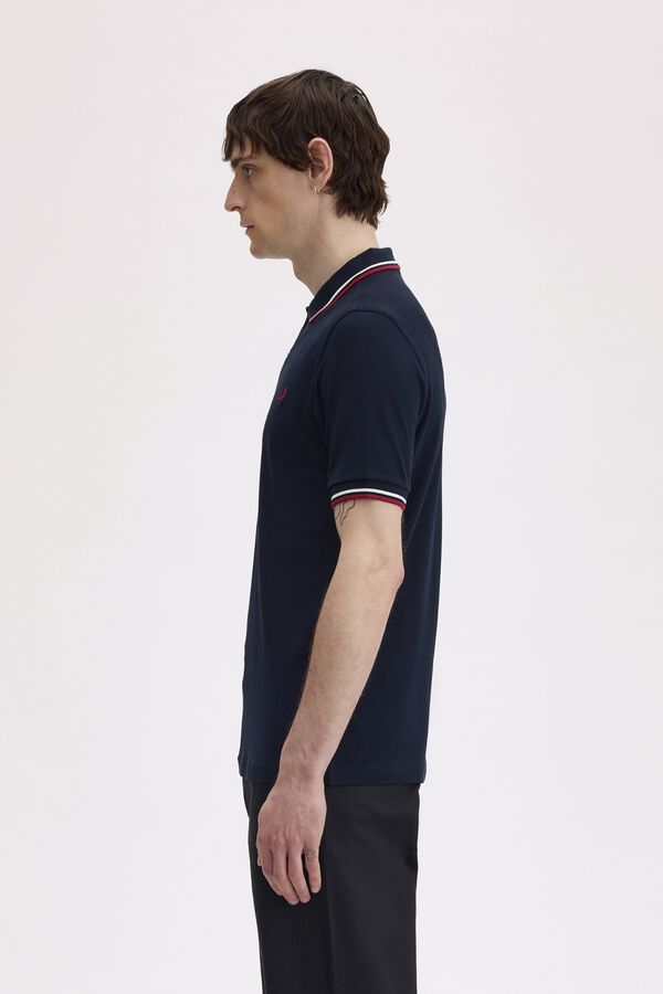 Fred Perry Polo em dois tons Fred Perry Azul