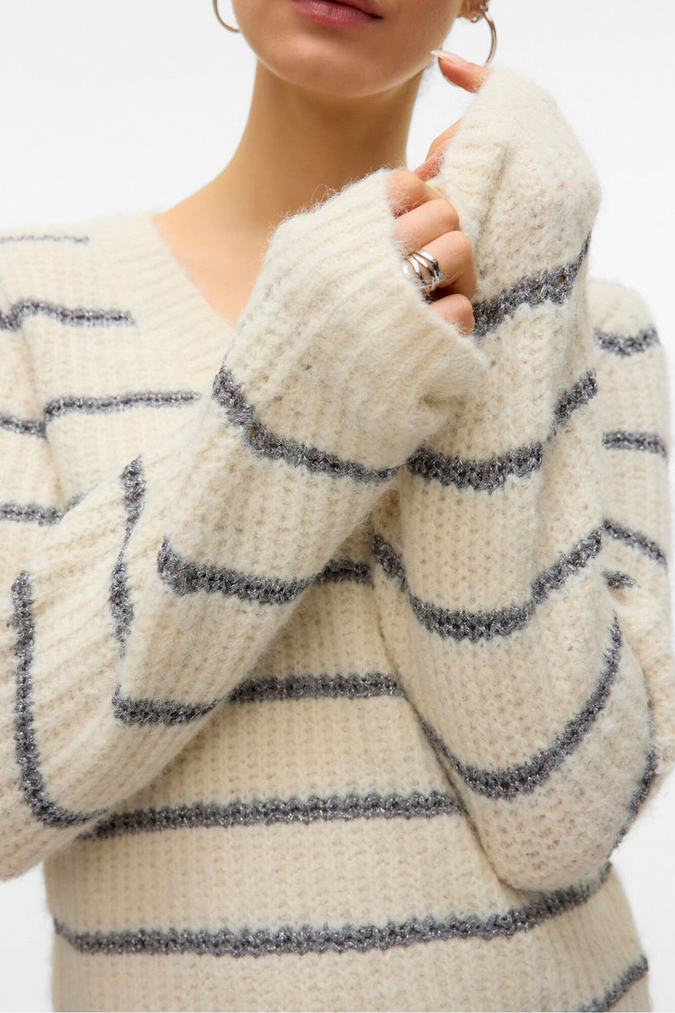 Vero Moda Camisola de malha com detalhes em lurex