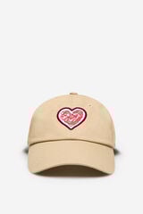 Cortefiel Little hearts cap Beige