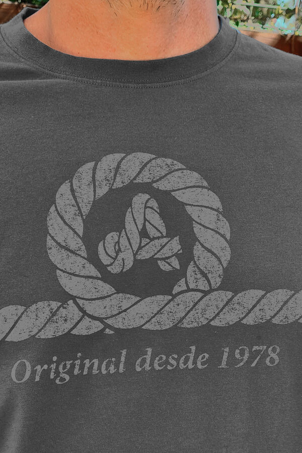 Amarras Camiseta Xarraca Unisex Gris
