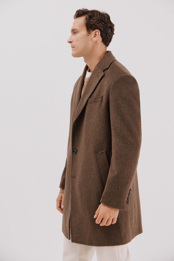 Cortefiel Removable lining coat Camel