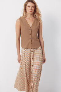 Cortefiel Colete de malha estruturada