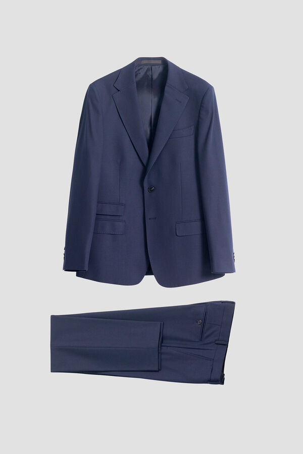 PuroEGO Terno estruturado Slim Fit Azul