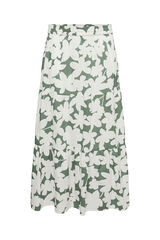 Vero Moda Curve Cotton plus size long skirt Green