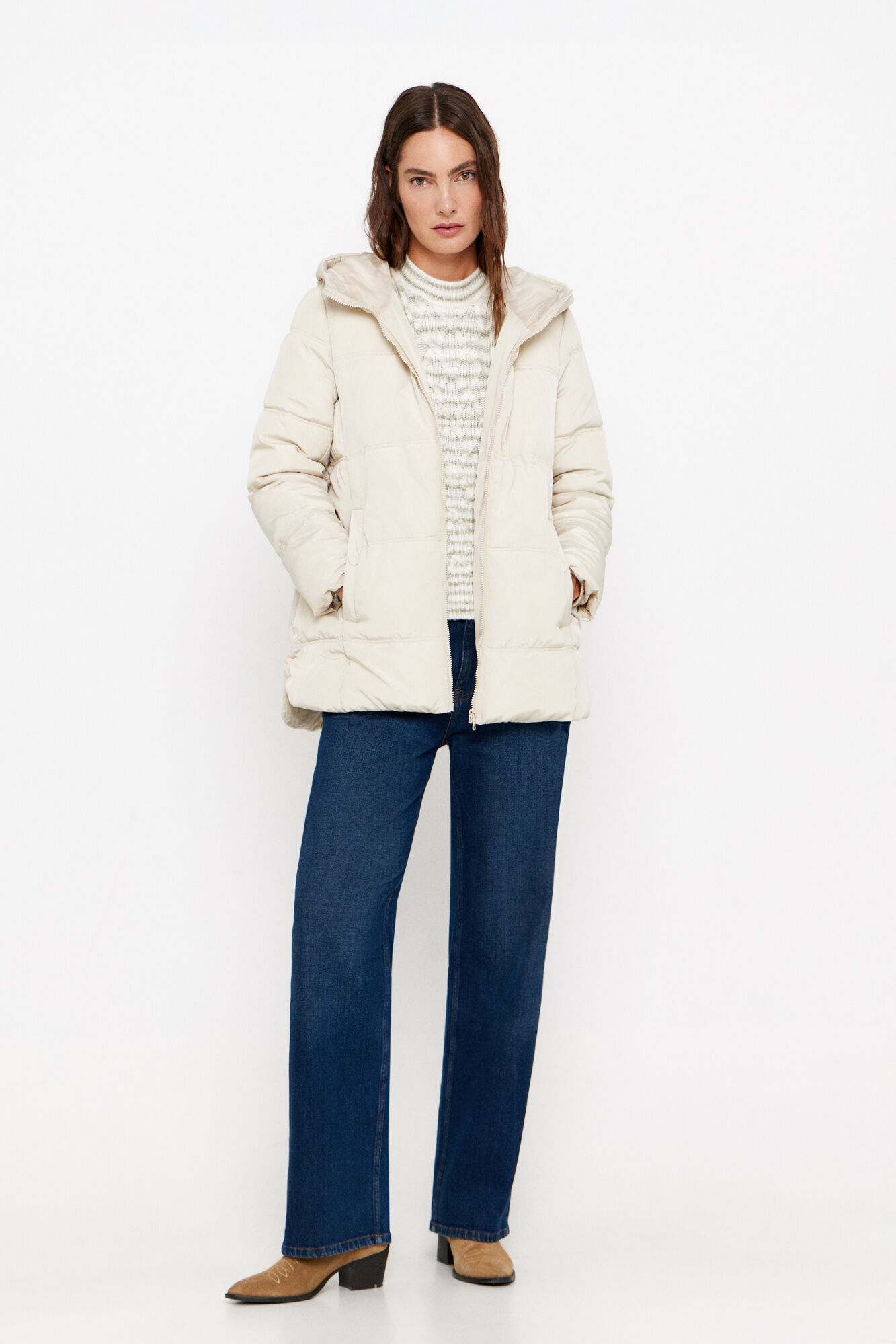 Womens hooded anorak jacket sale