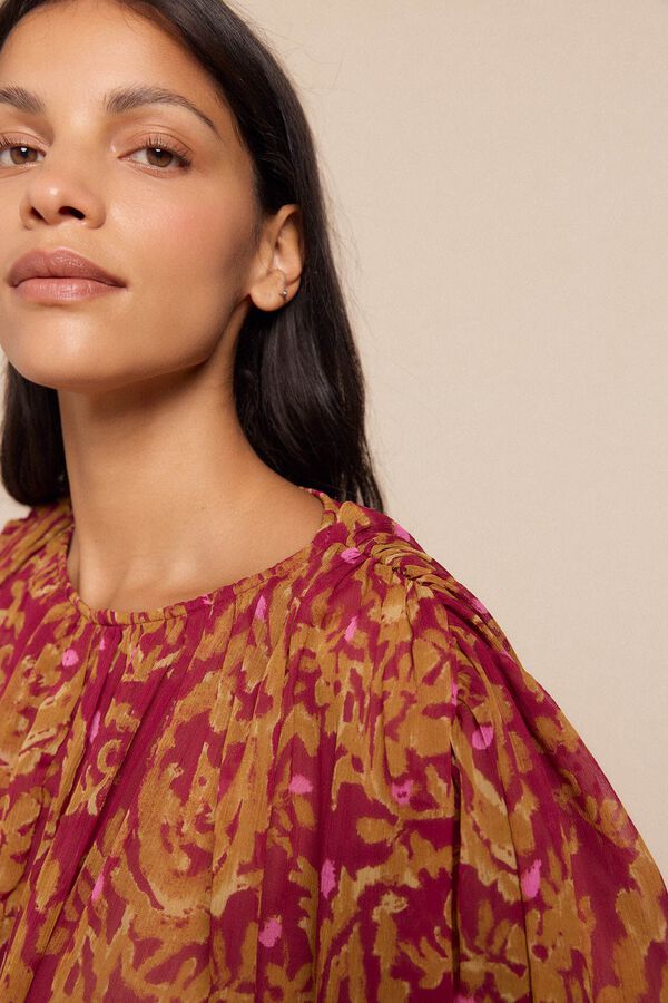 Slowlove Fluid printed blouse Multicolour