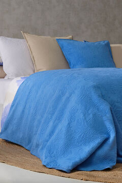 Cortefiel Blue Aruba Bedspread Royal blue