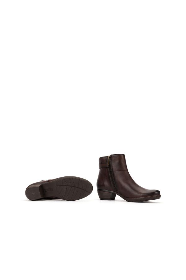Pikolinos Women's ankle boot with buckle Brown