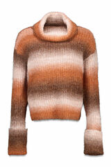 Slowlove Camisola gola alta Tostado