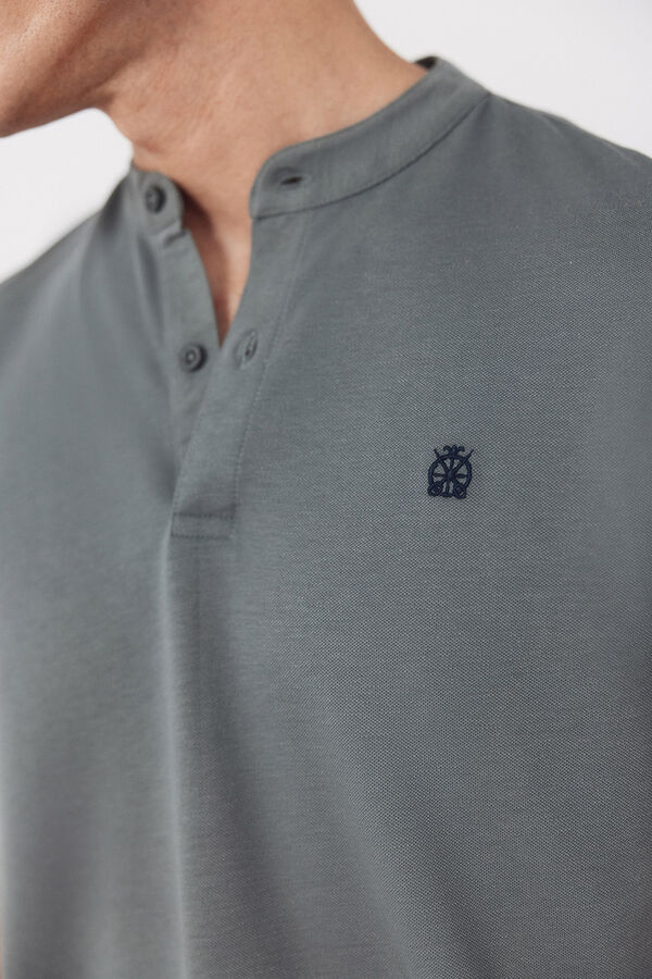 Cortefiel Polo gola mao Verde