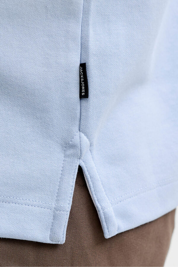 Jack & Jones Zip-neck polo shirt Blue