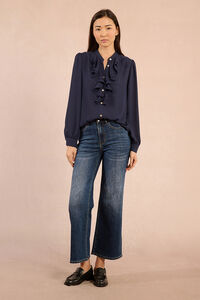 Molly Bracken Camisa de manga larga detalle volantes
