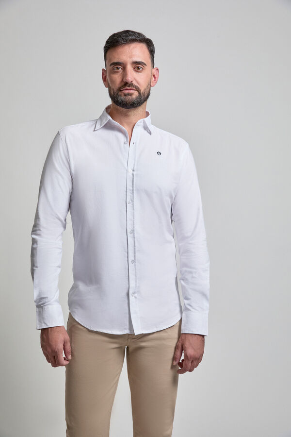 Street Monkey Oxford Shirt  White