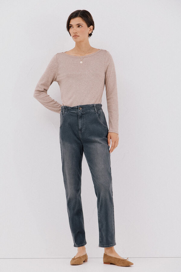 Cortefiel Easy fit jeans  Dark grey