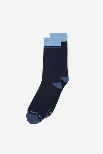 Cortefiel Plain socks Navy