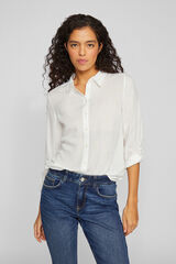 Vila Long-sleeved shirt Branco