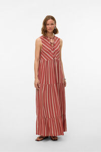 Vero Moda Vestido midi con volantes