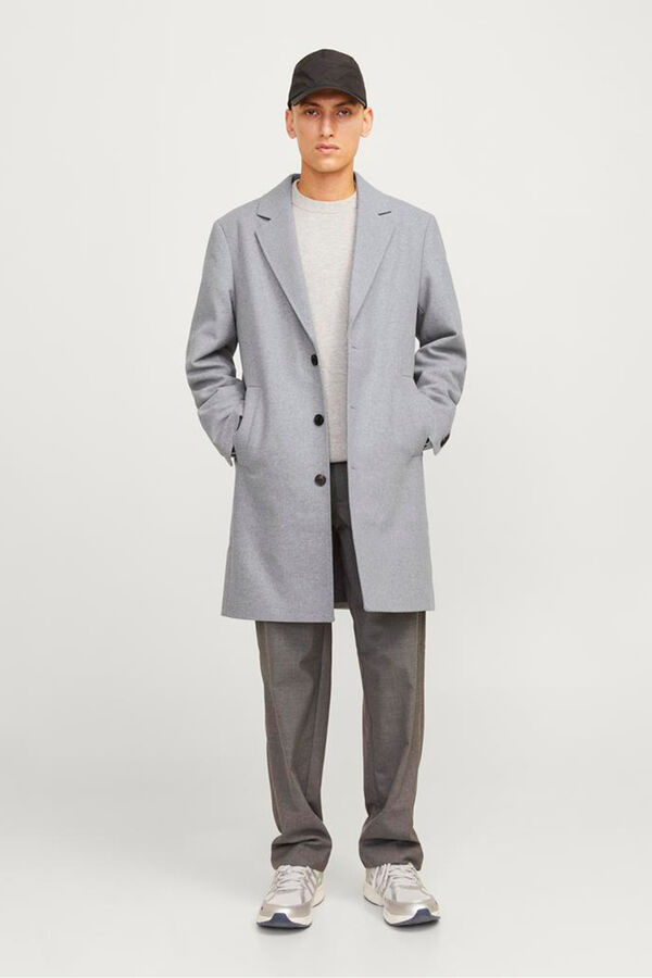 Jack & Jones Sobretudo curto Cinzento