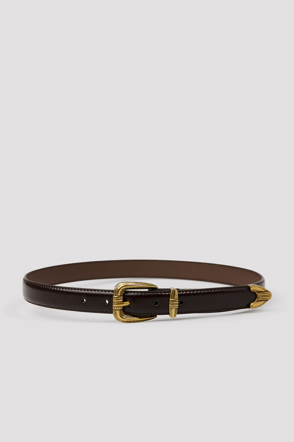 Cortefiel Cowboy belt Brown