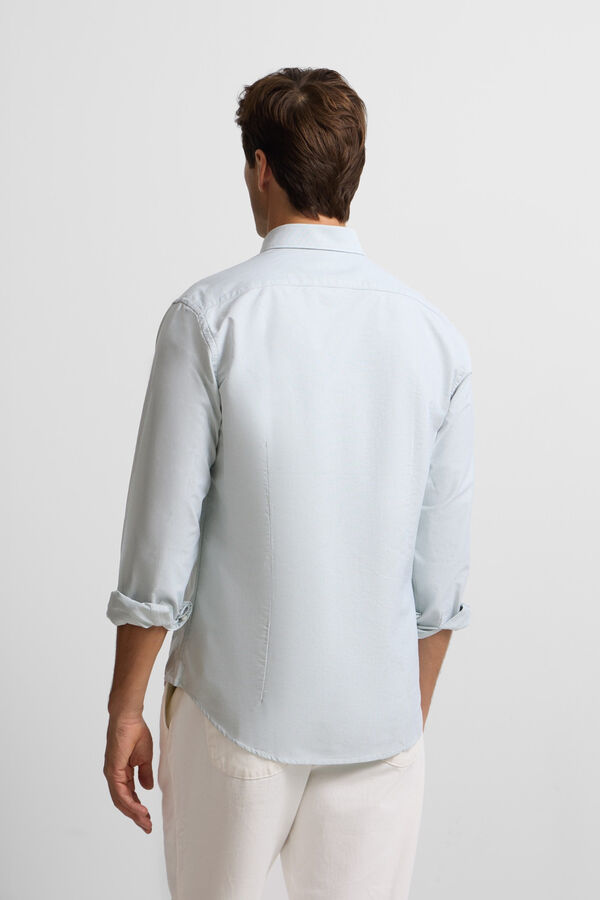 Silbon Raquete de camisa esportiva Oxford Verde