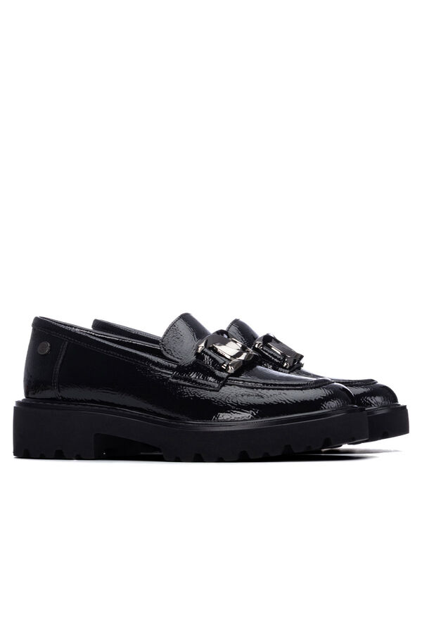 XTI Track sole loafers Black