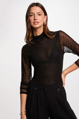 Morgan T-shirt manga Preto