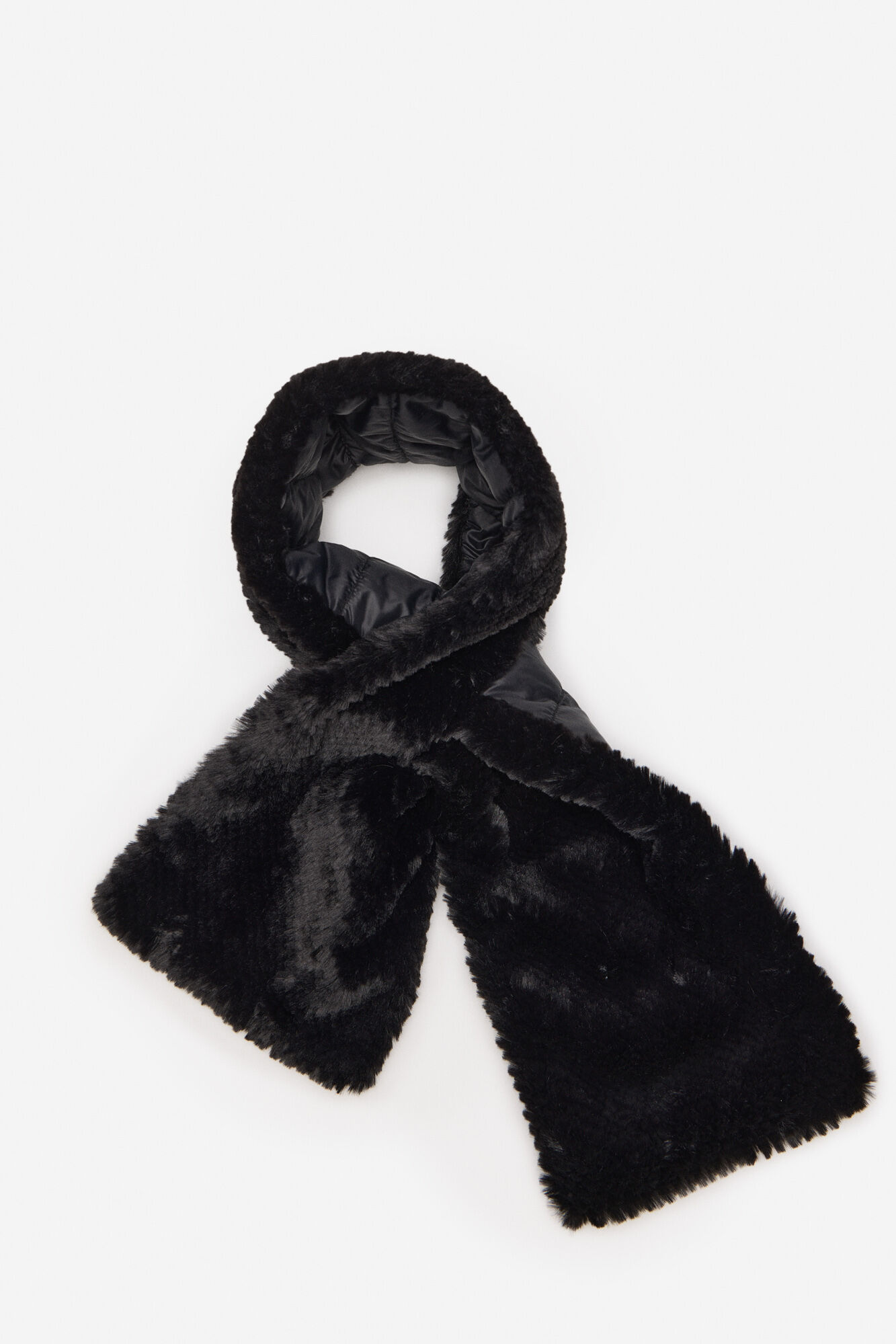Cortefiel reversible fur collar