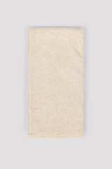 Cortefiel Plain knit scarf Beige