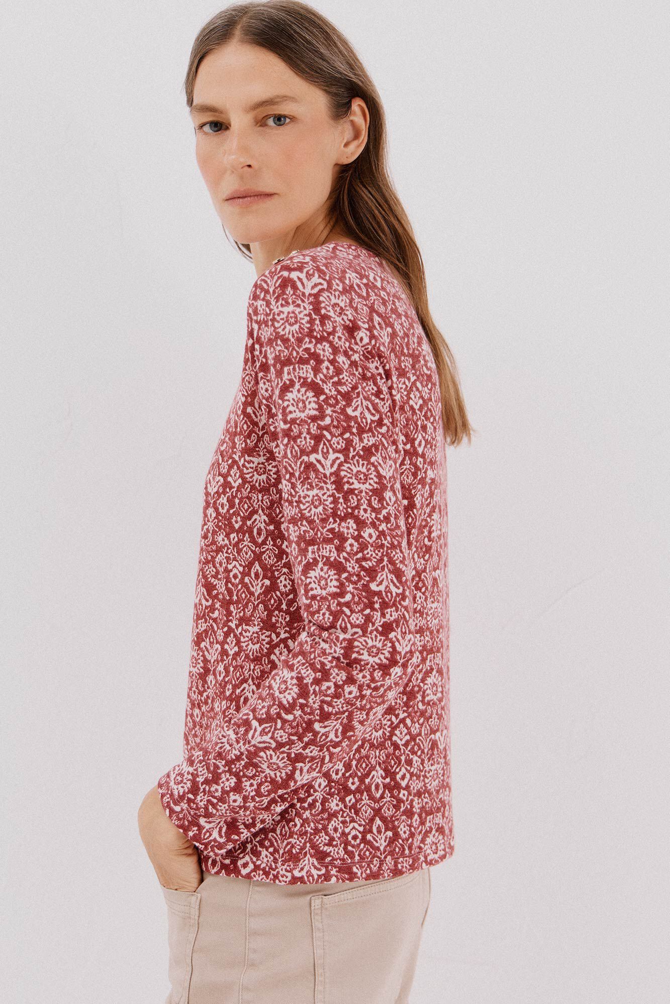 Cortefiel Camiseta caja botones