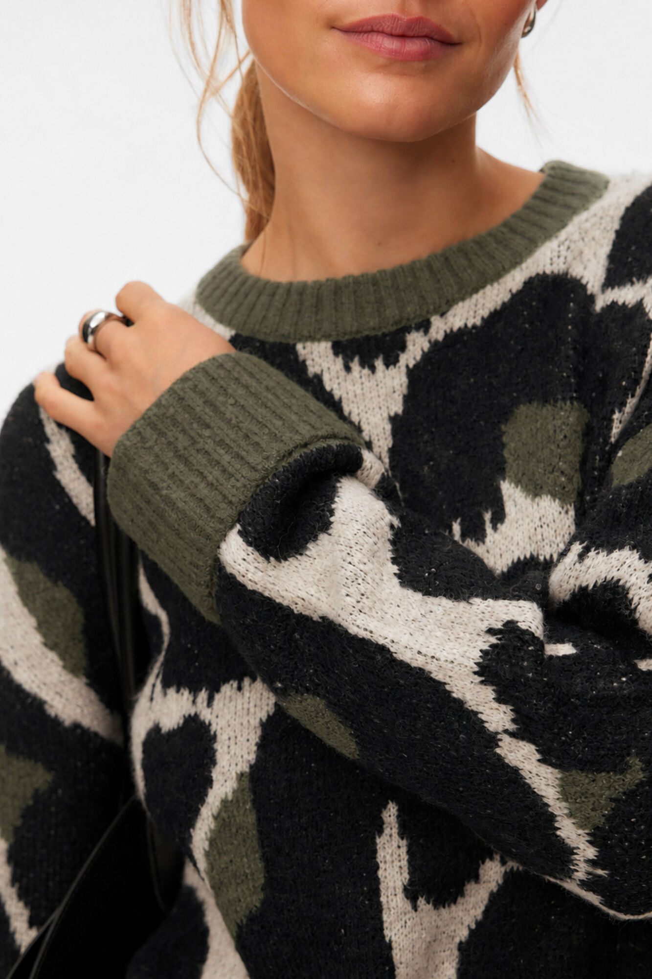 Vero Moda Camisola de malha estampada