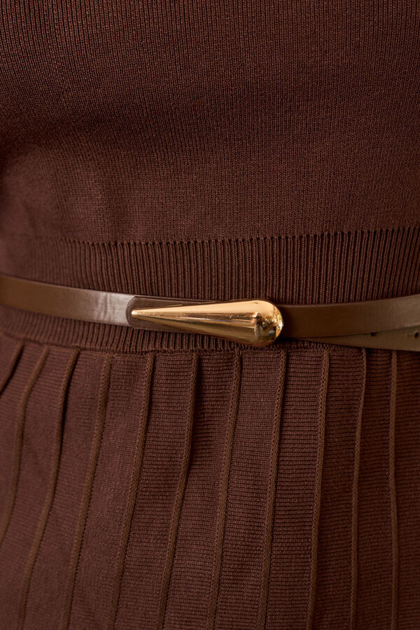 Pol&iacute;n Et Moi Short dress Brown