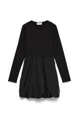 Vero Moda Vestido curto com saia bal&atilde;o Preto