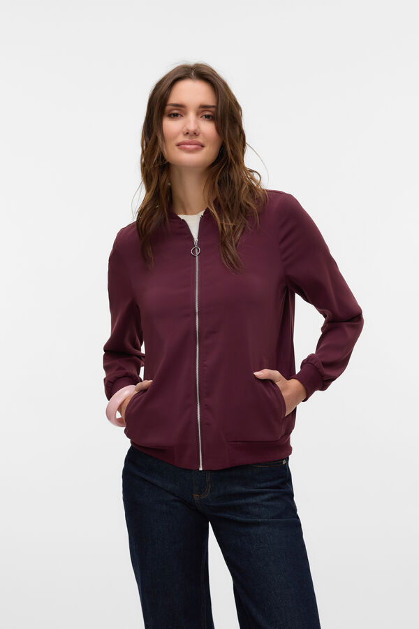 Vero Moda Blusão bomber Roxo