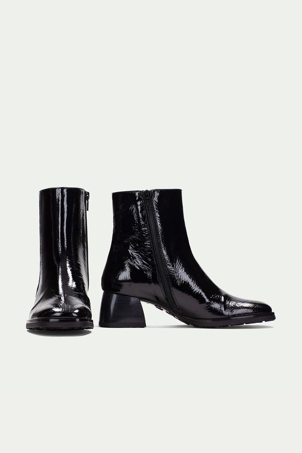 Hispanitas Bota Botins quadrado e bainha MARSEILLE Preto