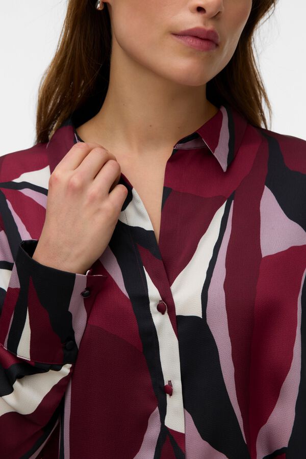 Vero Moda Camisa acetinada estampada Granada