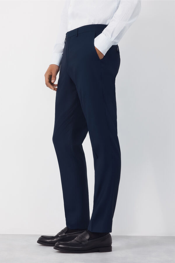 Cortefiel XXI Serie Structured Trousers Navy