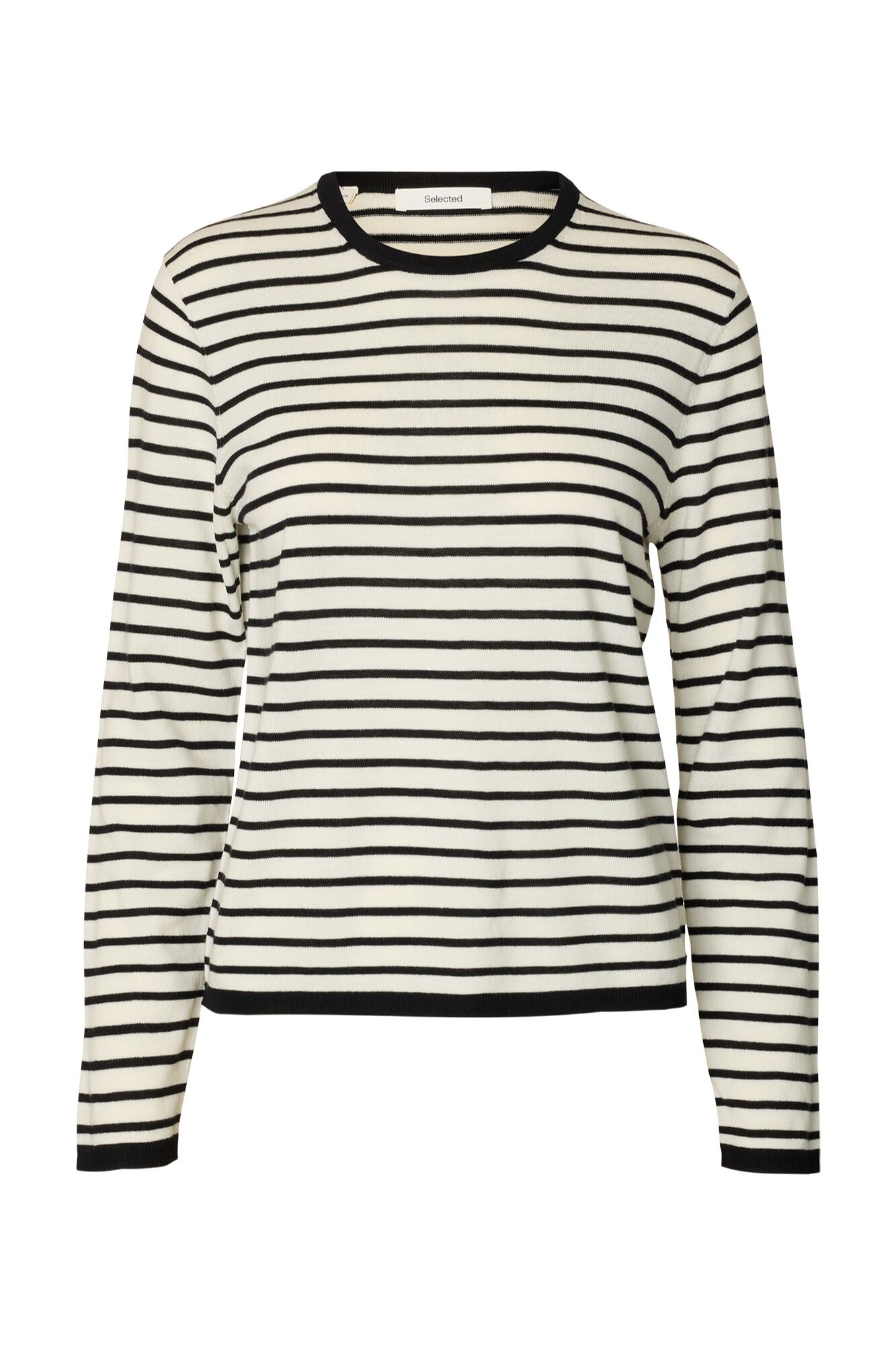 Selected Camisola riscas fina