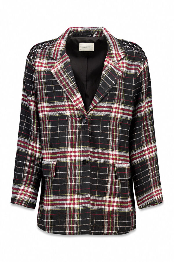 Slowlove Americana cuadros con tachas Multicolor