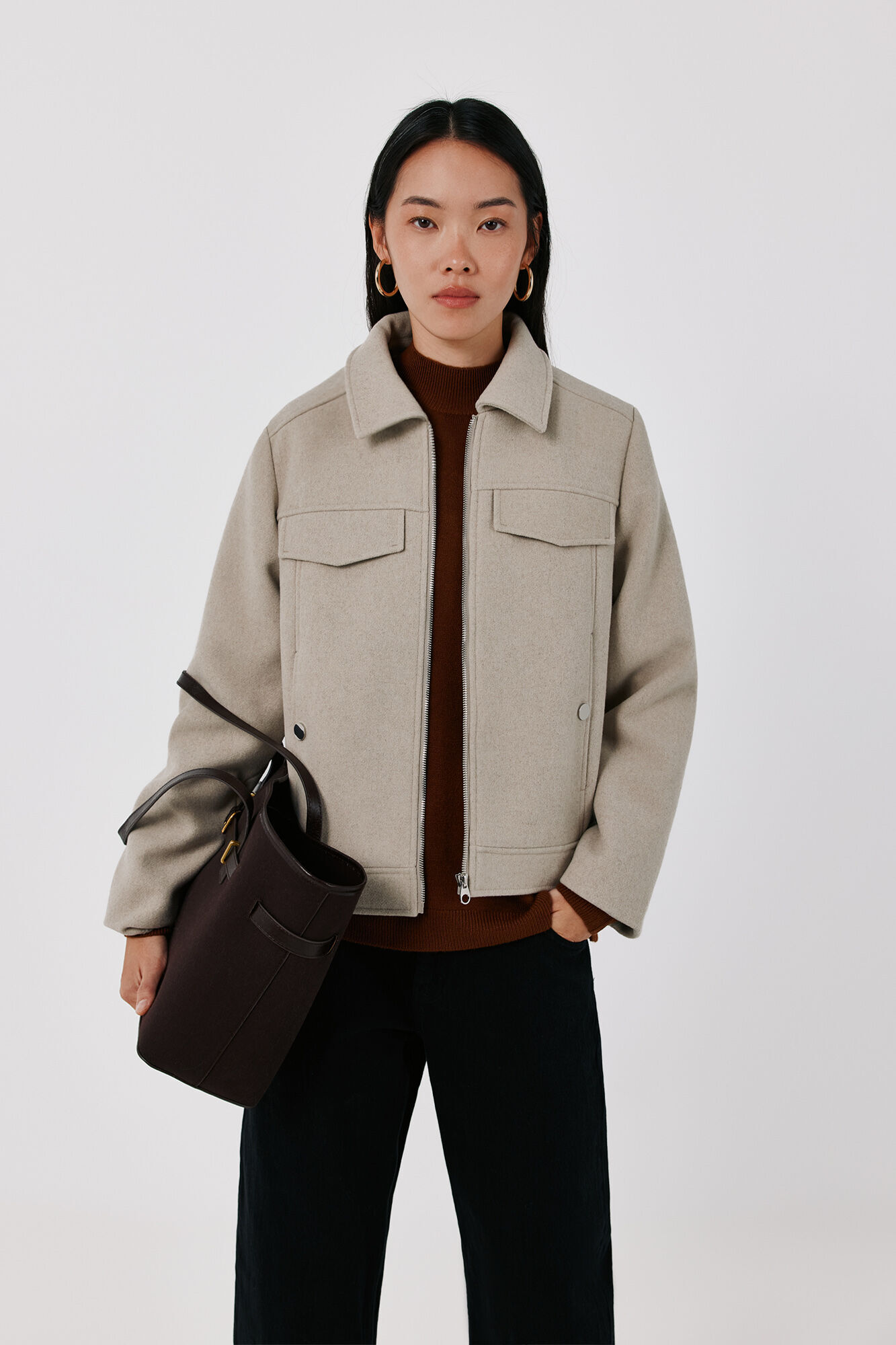 Cortefiel Canvas shopper bag