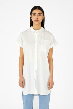 Cortefiel Short-sleeved shirt White