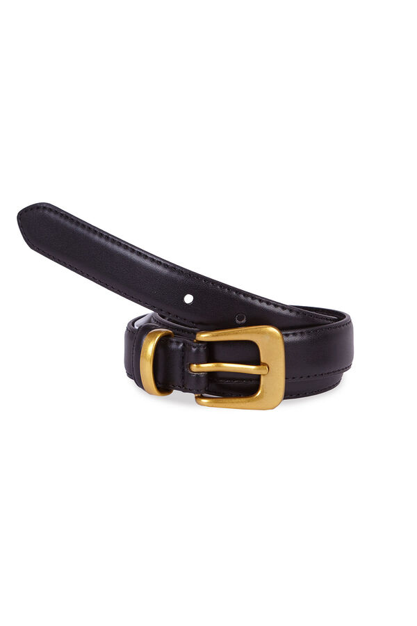 Cortefiel Basic belt Black