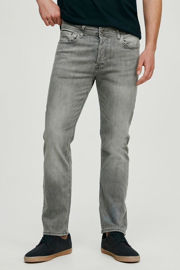 Cortefiel Slim fit jeans Grey