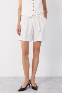 Cortefiel Linen bermuda shorts shorts