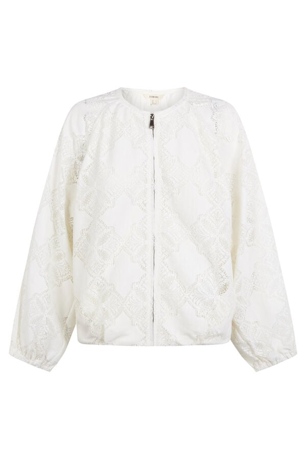 Slowlove Bomber de lace Marfil