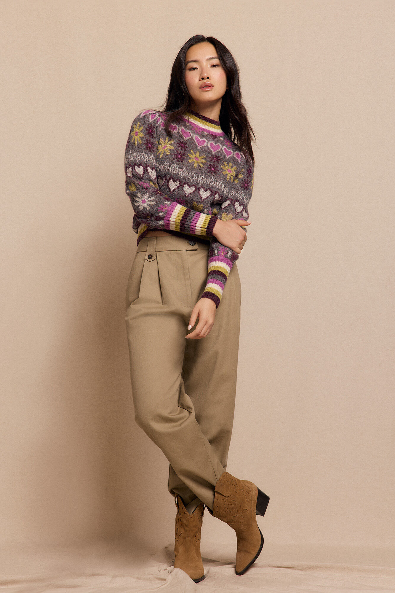 Slowlove Camisola grecas