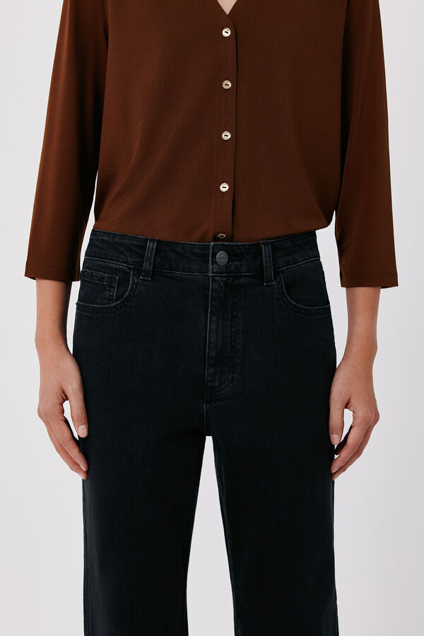 Cortefiel Bootcut jeans Printed grey