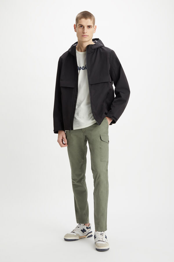 Dockers Calça cargo para homem slim cônica Verde