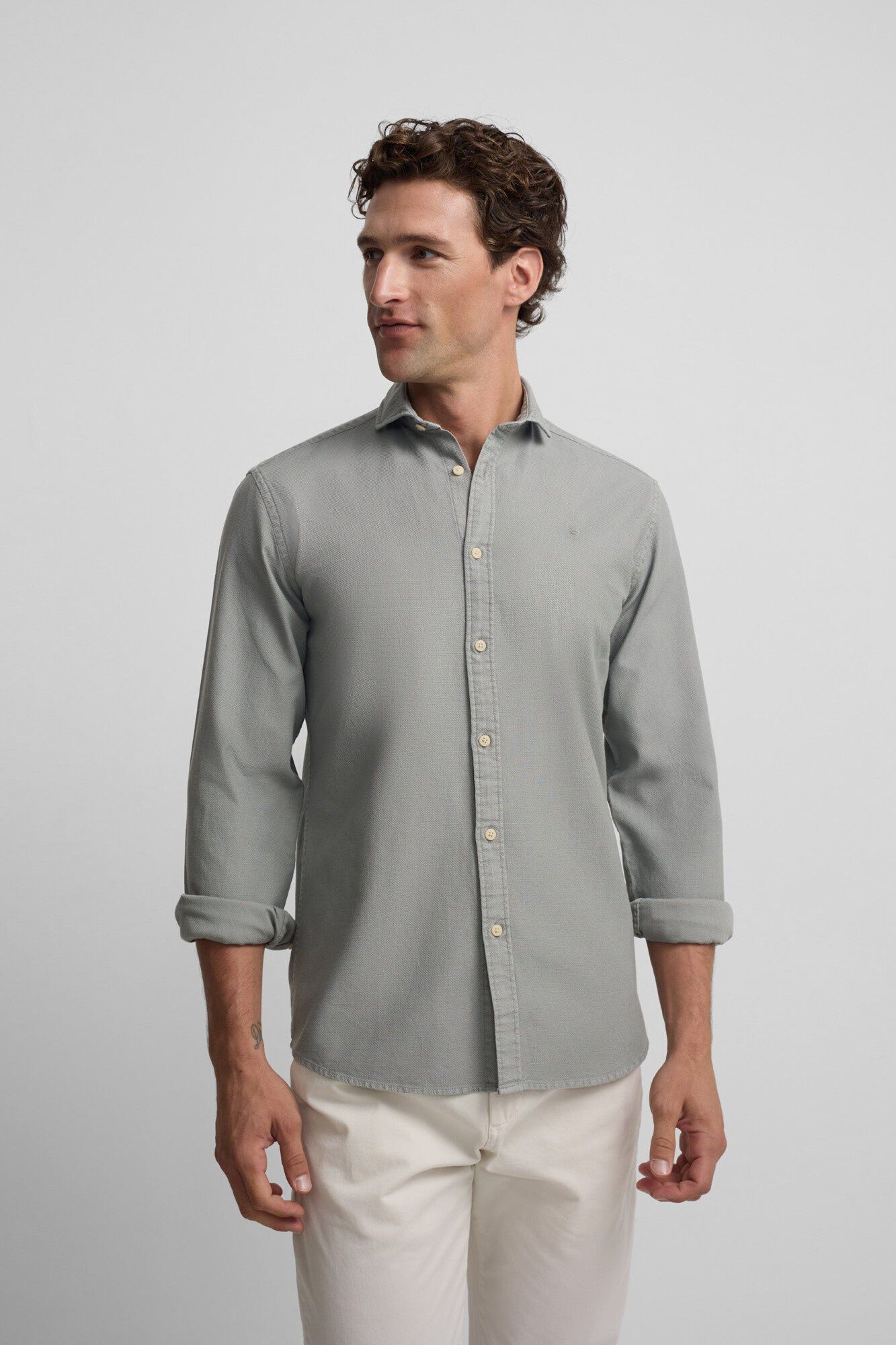 Silbon Sport structured logo shirt