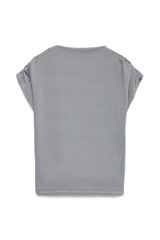 Vero Moda Top Perkins com decote em lurex Cinzento