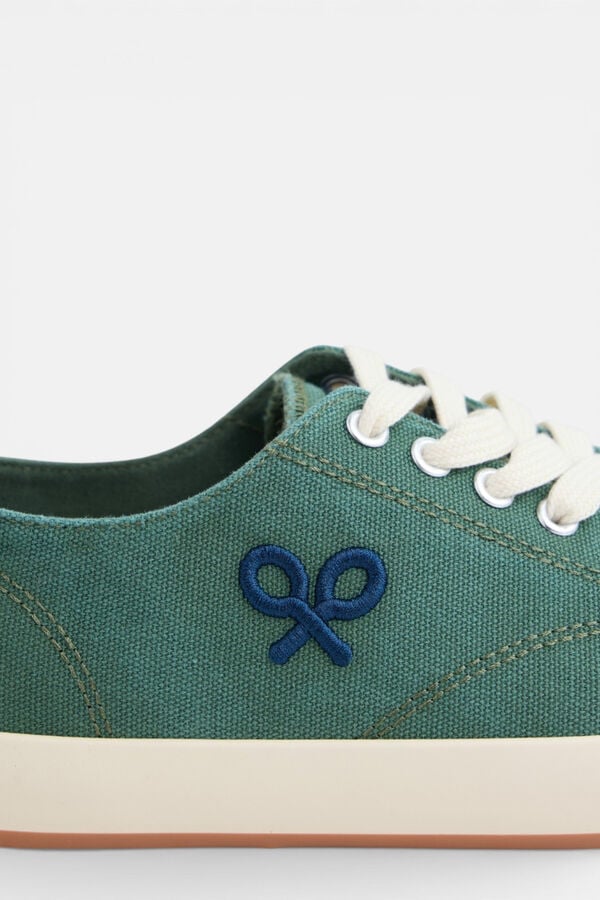 Silbon T&eacute;nis cl&aacute;ssicos de lona Verde